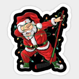 Dancing Santa lights Sticker